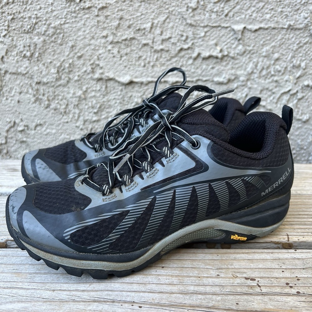 Merrell Shoes Women Size 8 Siren Edge 3 Hiking Waterproof Blue Gray Vibram Sole